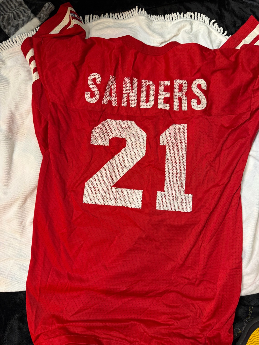 Vintage Champion San Francisco 49ers Deon Sanders #21 Jersey NFL